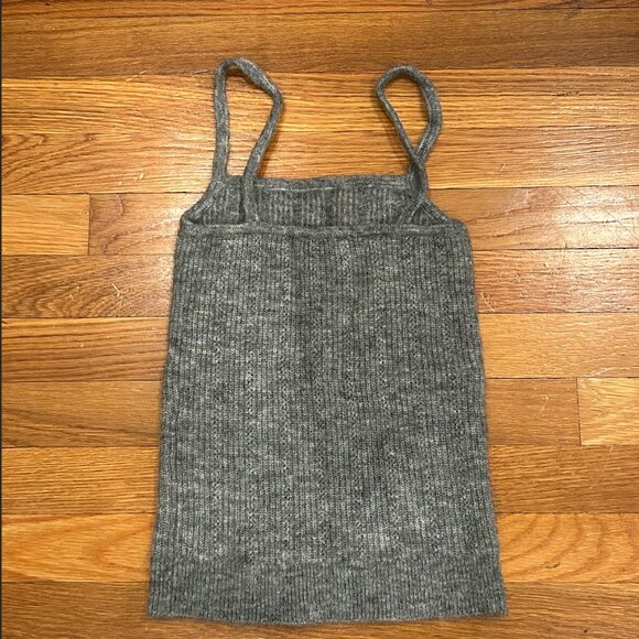 Sezane CLÉOPATRE TOP- Mottled Grey cami - Picture 7 of 8